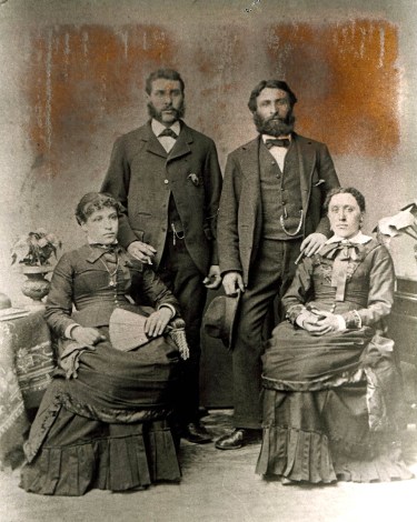 Angela and Mary Genetti with husbands