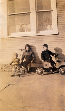 Three sons of Leon and Angeline Genetti - Joseph, John, Leon