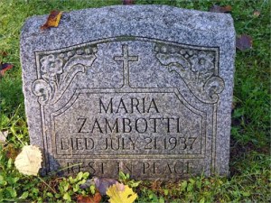 Maria (Genetti) Zambotti: 1859 - 1937