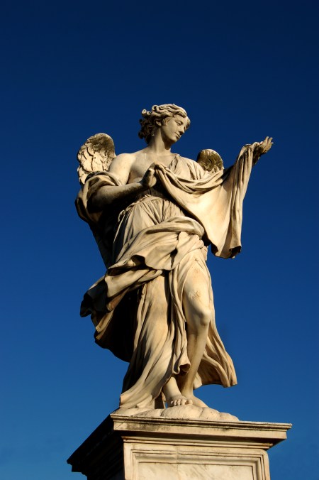 Sant Angelo Bridge, Rome, Angel with the Sudarium