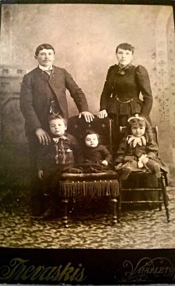 Angeline Genetti Recla with family