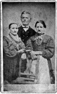 Possibly Barbara, Cipriano and daughter Catterina Maria Genetti